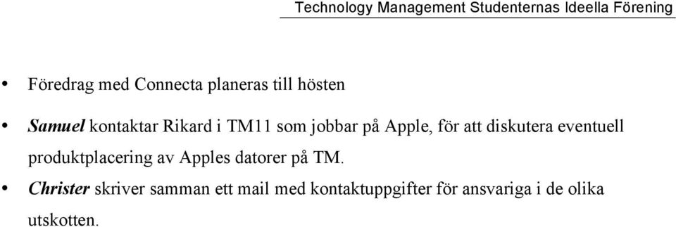 produktplacering av Apples datorer på TM.