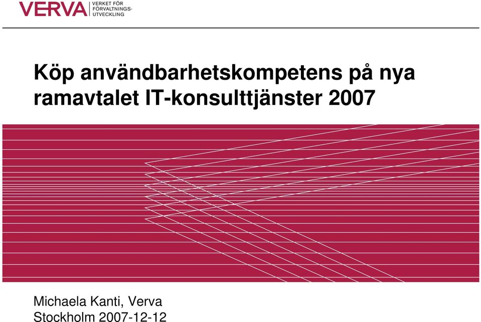 IT-konsulttjänster 2007