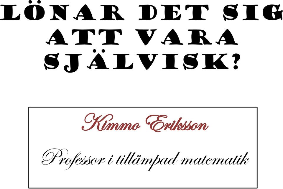 Kimmo Eriksson