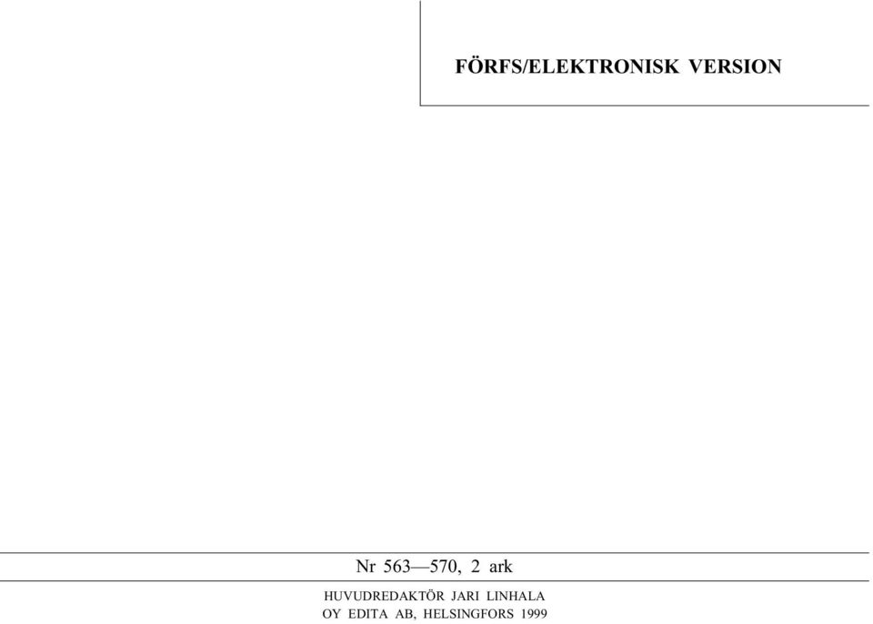 ark HUVUDREDAKTÖR JARI