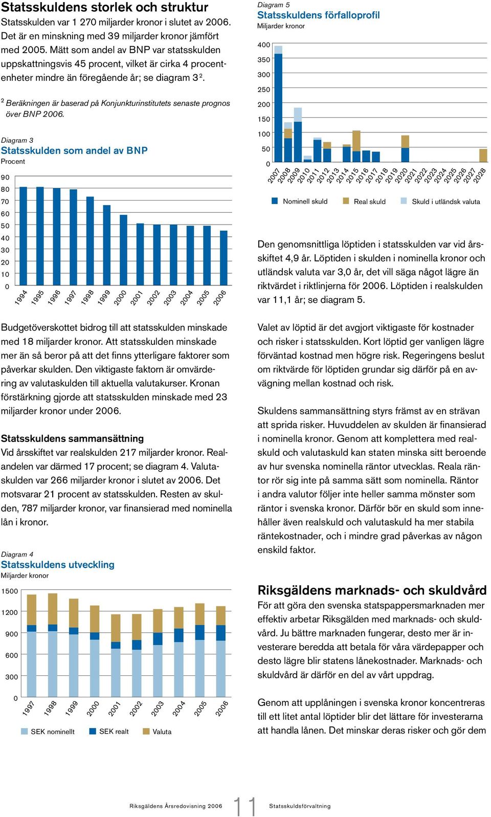 2 Beräkningen är baserad på Konjunkturinstitutets senaste prognos över BNP 2006.