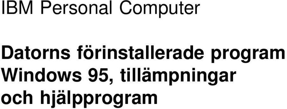 program Windows 95,