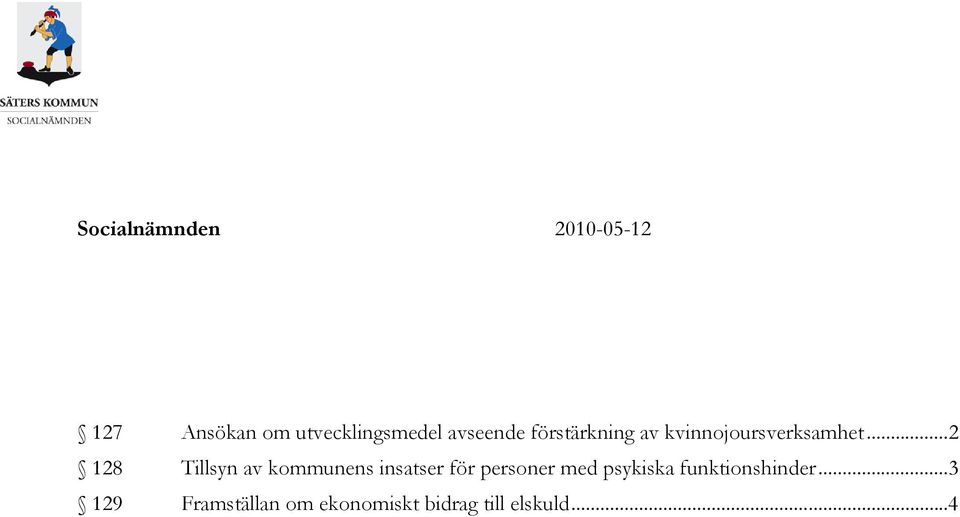 ..2 128 Tillsyn av kommunens insatser för personer med