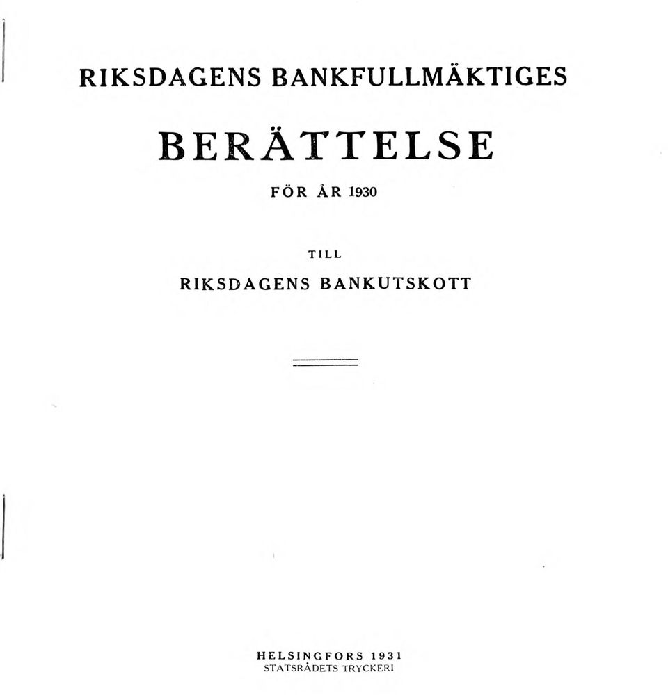 RIKSDAGENS BANKUTSKOTT