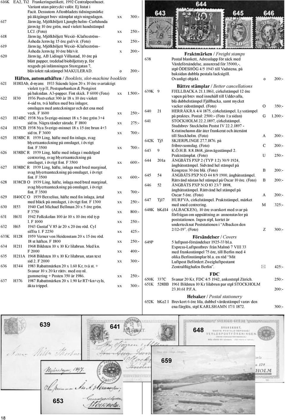 (Foto) xx 250:- 619 Järnväg, Mjölkbiljett Wexiö Klafreström Åsheda Jernväg 10 öre blä/vit.