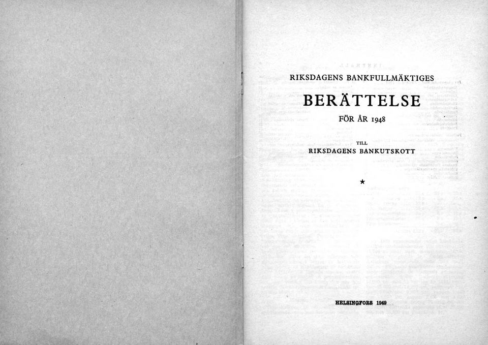 BERÄTTELSE FÖR ÅR 1948