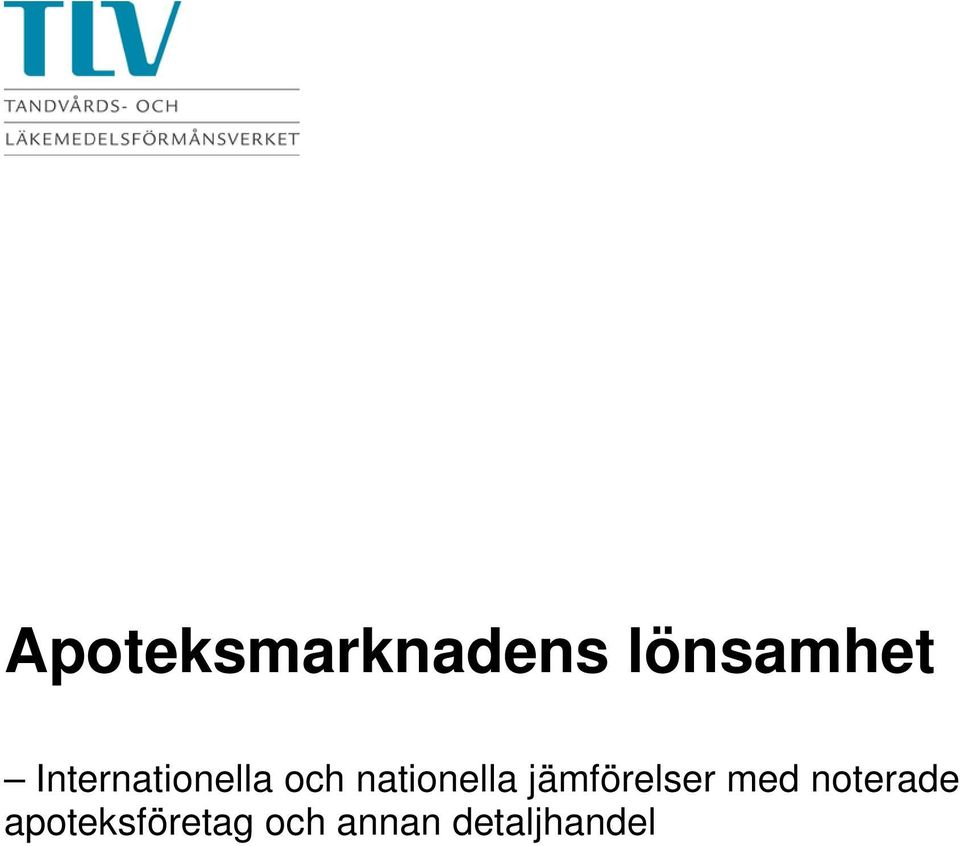 jämförelser med noterade
