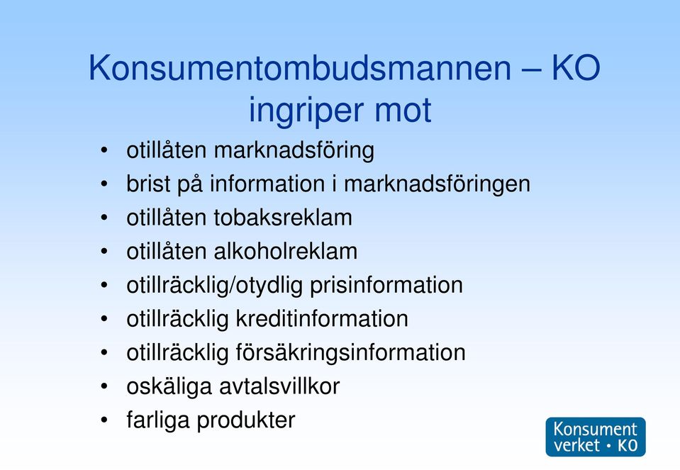 alkoholreklam otillräcklig/otydlig prisinformation otillräcklig