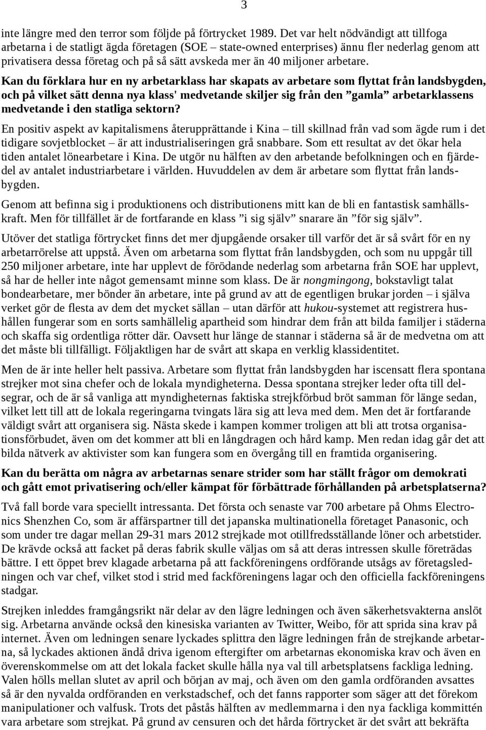 miljoner arbetare.