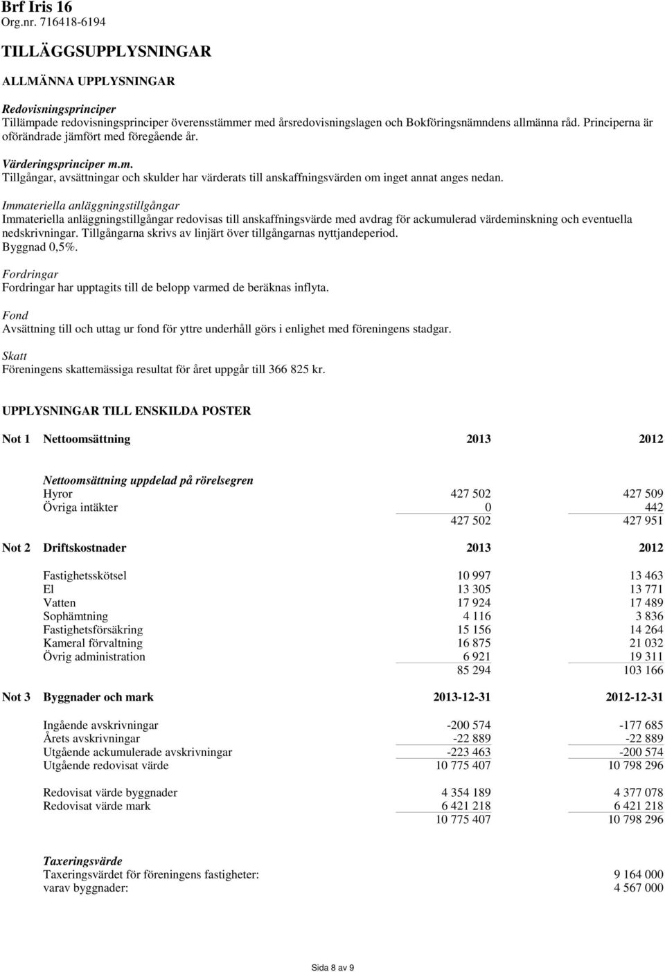 Immateriella anläggningstillgångar Immateriella anläggningstillgångar redovisas till anskaffningsvärde med avdrag för ackumulerad värdeminskning och eventuella nedskrivningar.