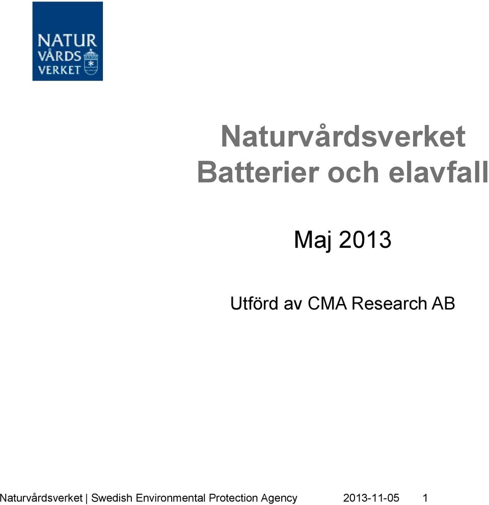 Research AB Naturvårdsverket