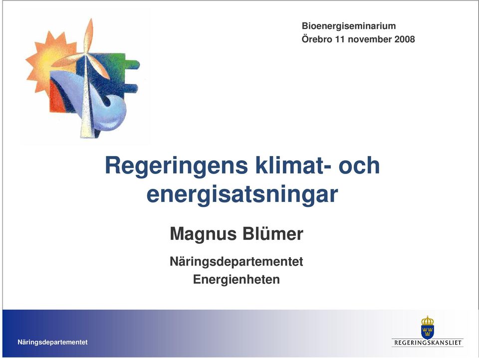 Regeringens klimat- och