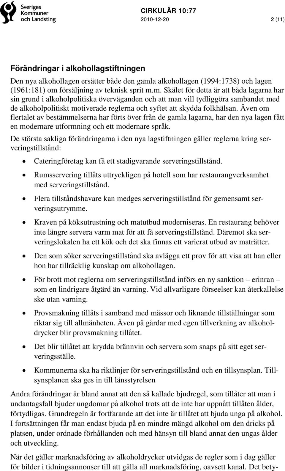försäljning av teknisk sprit m.