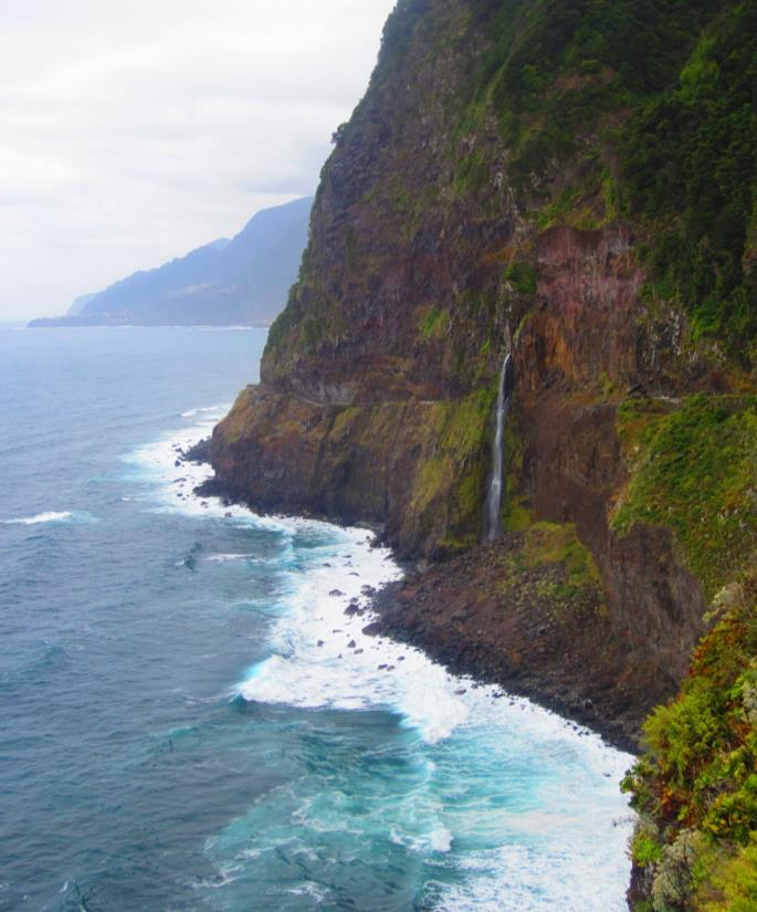 Vägen till en av Madeiras högsta punkter, Paul da