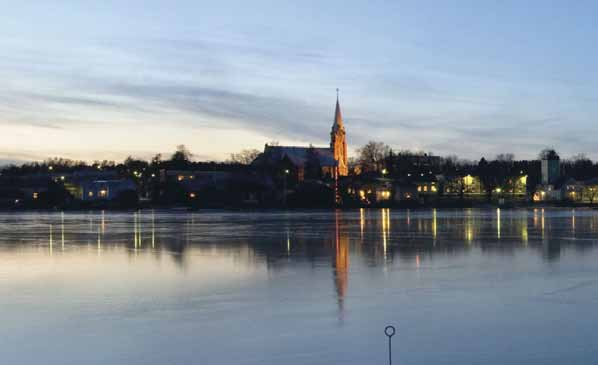 Havet har gett Kristinestad dess bröd i århundraden. Havsstrand i Kristinestad i januari 2008. finns i söder i Kilen och i norr i Västra ändan.