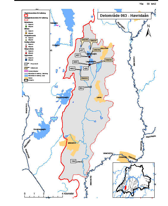 Sammanfattning av 'Åtgärdsområde namn' = Havridaån (4