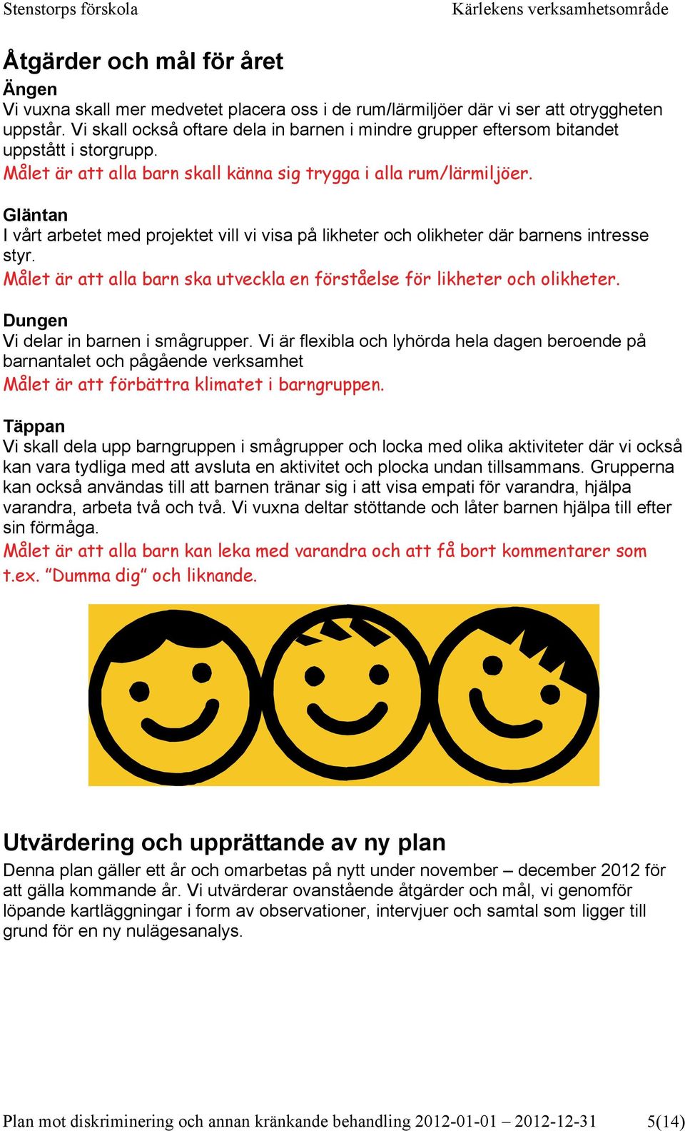 Gläntan I vårt arbetet med projektet vill vi visa på likheter och olikheter där barnens intresse styr. Målet är att alla barn ska utveckla en förståelse för likheter och olikheter.