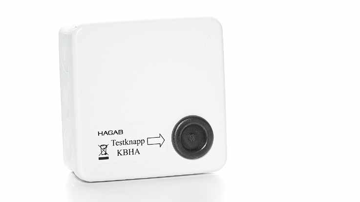 KBHA Kopplingsbox Kopplingsbox KBHA för att underlätta inkoppling av brandspjäll till Hagabs styr- och övervakningssystem.