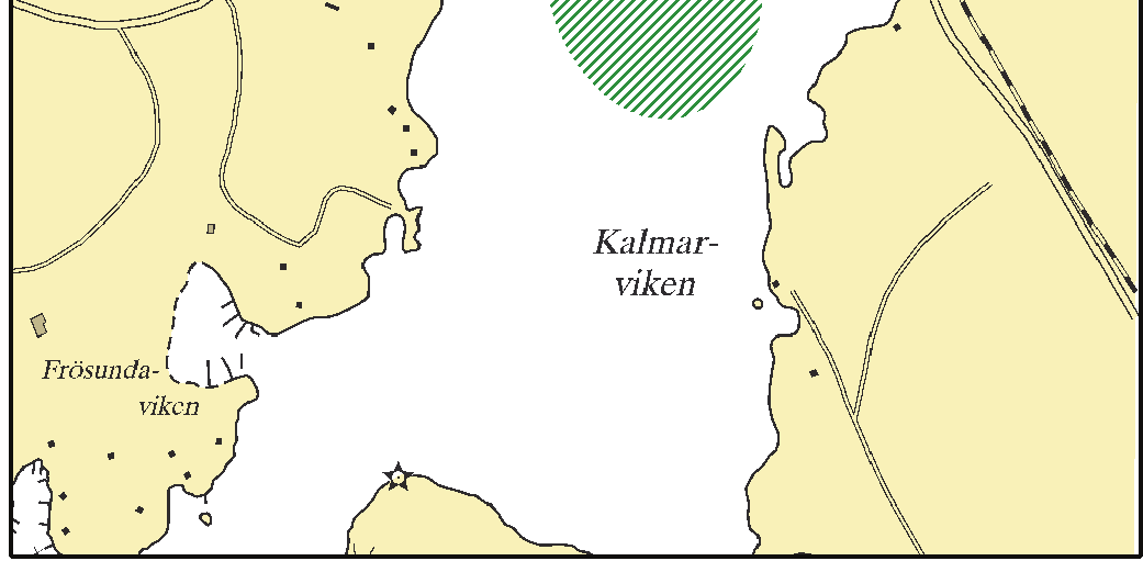 Bilaga 5 Bålsta (Kalmarviken) Område Från ankarplats i Kalmarviken till kajplats vid Gyroproc-kajen eller cementkajen Trafik Villkor Alla lotspliktiga fartyg Får inte användas för navigering.