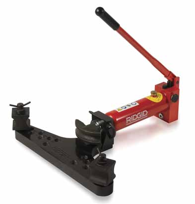RIDGID hydrauliska bockningsverktyg Manuella och elektro-hydrauliska bockningsverktyg för kall precisionsbockning av standardgasrör upp till 4.