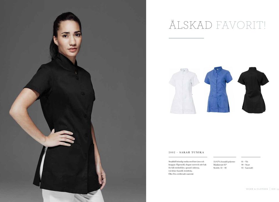 Figursydd, elegant motveck mitt bak för full rörelsefrihet, sprund i