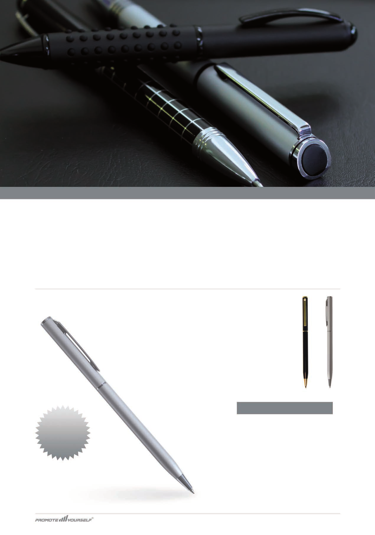 Metallpennor Metallpennor är lika med dyra pennor? Nej så behöver det inte alls vara. De ses många gånger som lite finare pennor och ges därför i större utsträckning än plastpennor bort som gåvor.