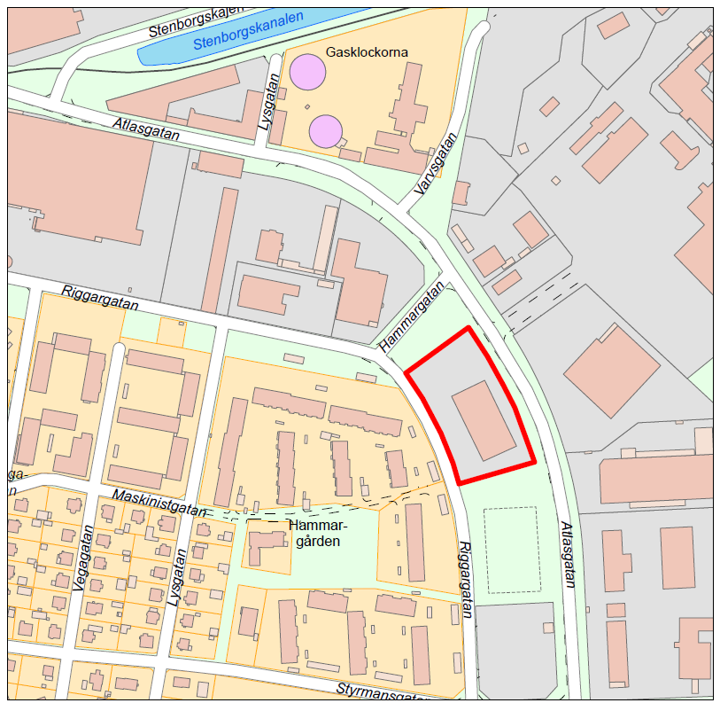 Planens syfte och huvuddrag Detaljplanen upprättas i syfte att tillåta gymnasieutbildning inom aktuell fastighet.