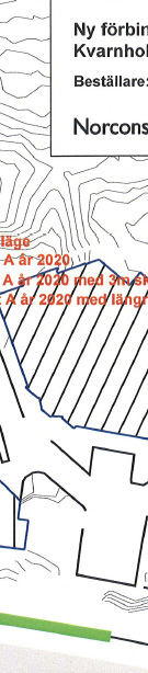 8 (18) helt dominerandee inom detta bostadsområde. Tillskottet från den planerade förbindelsen till Kvarnholmenn medför försumbara förändringar av bullret.