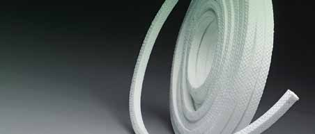 S p e c m a s e a l s h a n d b o k B o x p a c k n i n g a r 27 Chempac 2006 Hard ren PTFE-fiber Temperaturgräns: -200 C till +280 C ph-område: 5 m/s 50 bar för pumpar 400 bar för ventiler Chempac
