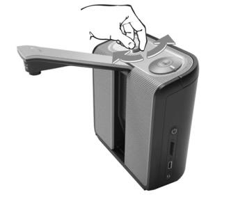 förbrukas energi, även om det är lite. Batteriet räcker till 40 timmars standby. Om batteriet tar slut i standby-läget så stängs apparaten av.