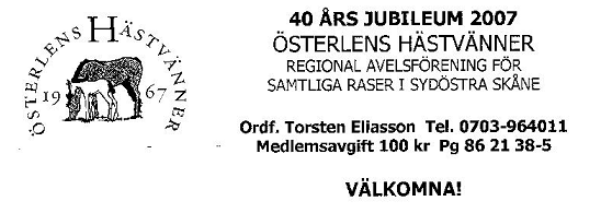 Klass 9. 4-12-åriga ston med föl 2007 Nr. 33.