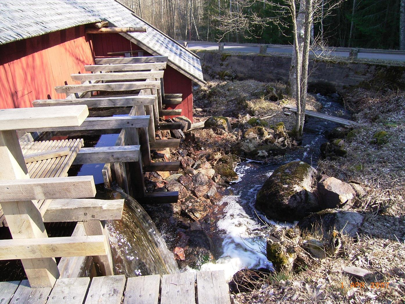 Bjälebo vattensåg Själva byggnaden är från början av 1900-talet