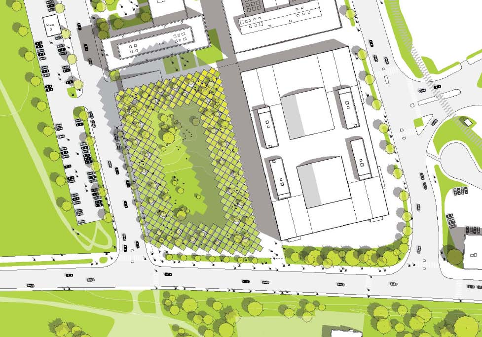 Sida: 5 av 21 1 Inledning På Sandhamnsgatan i Värtan på gränsen till Gärdet planeras ett nytt kvarter Stettin 7 för bostäder. Huset kommer att ersätta befintligt kontorshus.