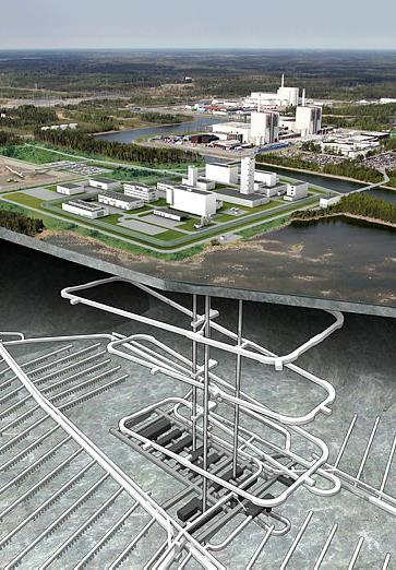 Kärnbränsleförvaret och SFR Det finns cirka 10