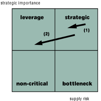 Strategic Produkter Strategic Partnership som presenterades ovan är ovanligt och innebär att köpande och säljande företag är beroende av varandra.