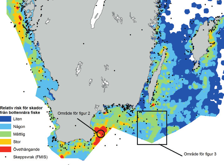 Trålningsspåren på spåren Nya metoder för att spåra och förutse skador på skeppsvrak Foto: Fiskeriverket I en viktig artikel i nr 4/2004 av Marinarkeologisk tidskrift tar Göran Ekberg upp