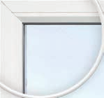3-glas aluminiumbeklädda träfönster Karmfasta fönster Ej öppningsbart fönster med 3-glas isolerruta. U-värde 1,1. Insida i täckmålat eller laserat trä. Utsida med mattlackerad aluminiumbeklädnad.