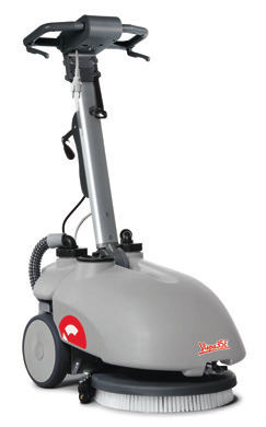 COMAC KOMBIMASKIN Kombimaskin Vispa 35 B Den minsta batteridrivna kombiskurmaskinen på marknaden med 35 cm skurbredd.