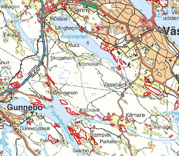 2. NYCKELBIOTOPER 2.1 Översikt Nyckelbiotoper 1 2 4 5 9 10 8 3 7 6 Karta 1. Visar nyckelbiotopernas geografiska placering. De nyckelbiotoper som är markerade med en siffra ligger inom projektområdet.