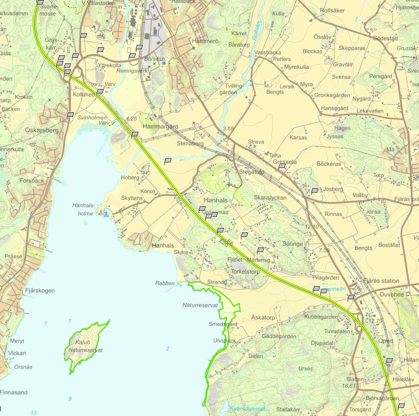 Trafikolyckor E6 Onsala-Fjärås 2007