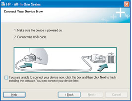 16 Anslut USB-kabeln Tilslut USB-kablet Windows-användare: Du kan behöva vänta i flera minuter innan du uppmanas att ansluta USB-kabeln.