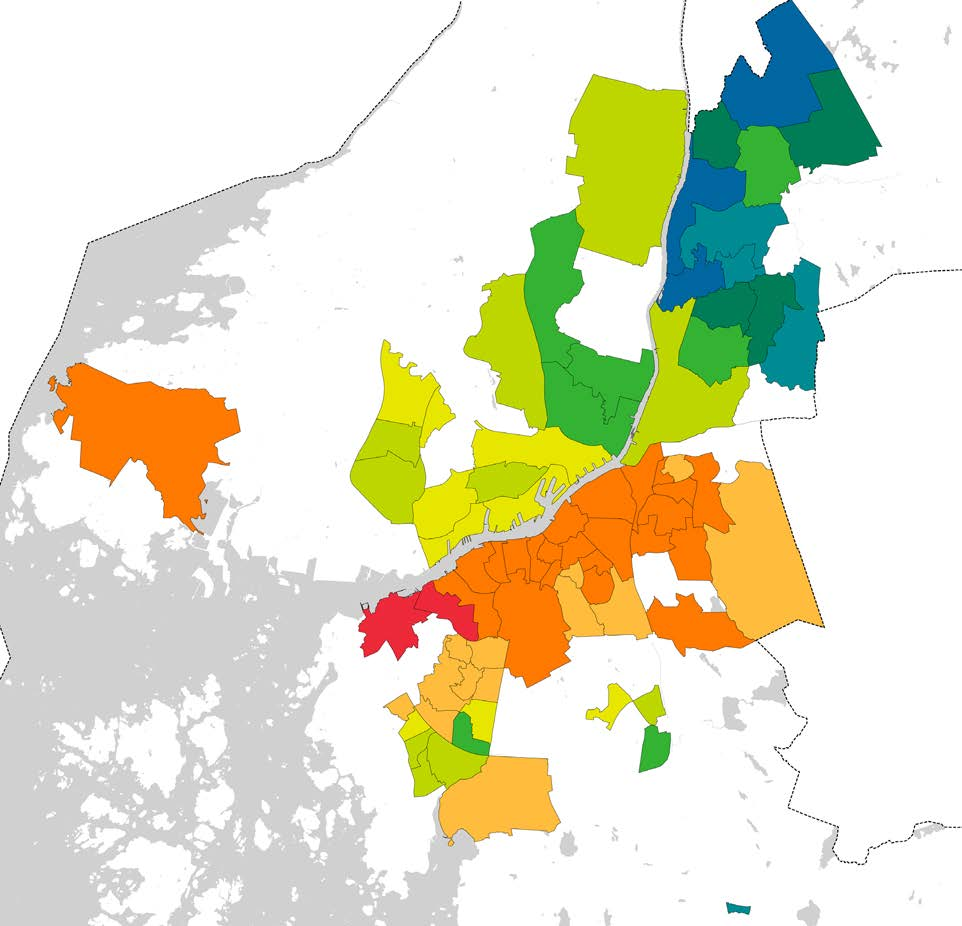 webbenkät under två veckor. Enkäten besvarades av 2 400 hushåll i Göteborg och Mölndal, boende i både bostadsrätt, hyresrätt och småhus.