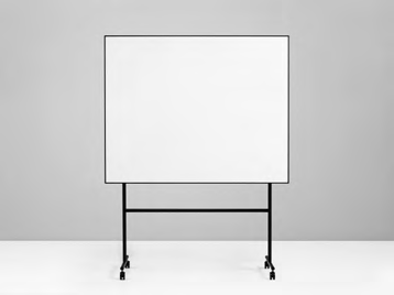 Lintex Prislista 2016 Mobila Skrivtavlor och Blädderblockställ ONE Mobil Whiteboard Mobil whiteboardtavla med emaljerad magnetbärande skrivyta.