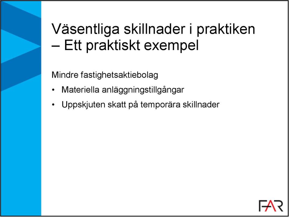fastighetsaktiebolag Materiella