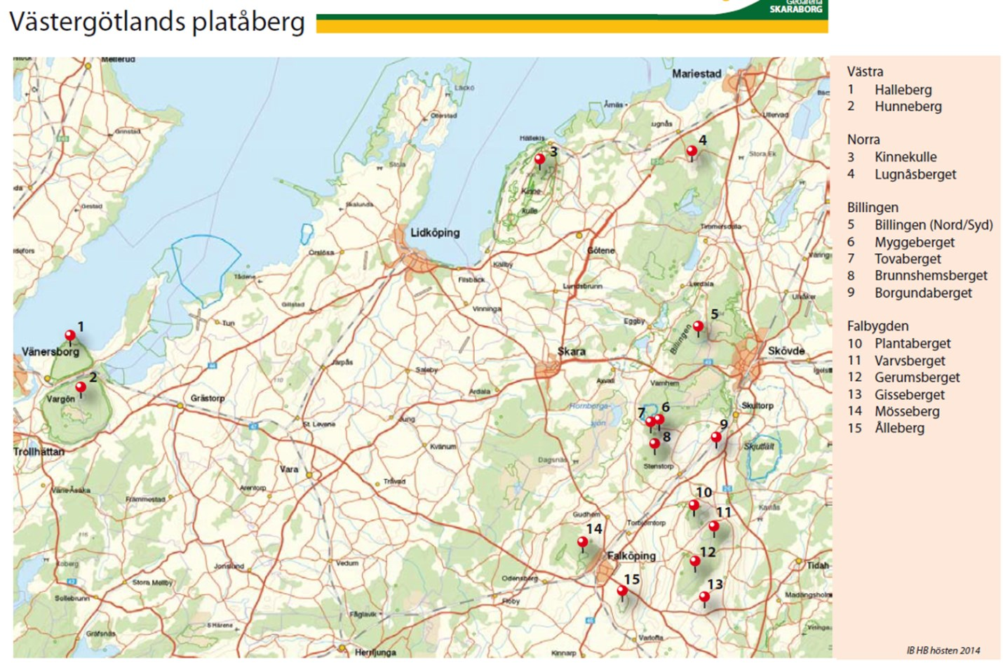 lagt grund för landskapsutformning och identitetsbildning för de som bosatt sig i området. I beskrivningen har området delats i fem delområden.