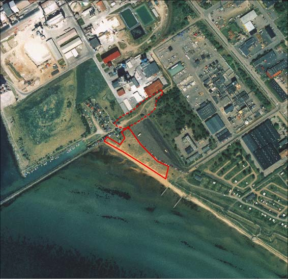 3. Råå vallar sanddyner vid havet Ortofoto 2000, Skala 1:5000, Stadsbyggnadskontoret Områdesbeskrivning Detta område, som omfattar den nordligaste delen av det som vanligen benämns Råå vallar,