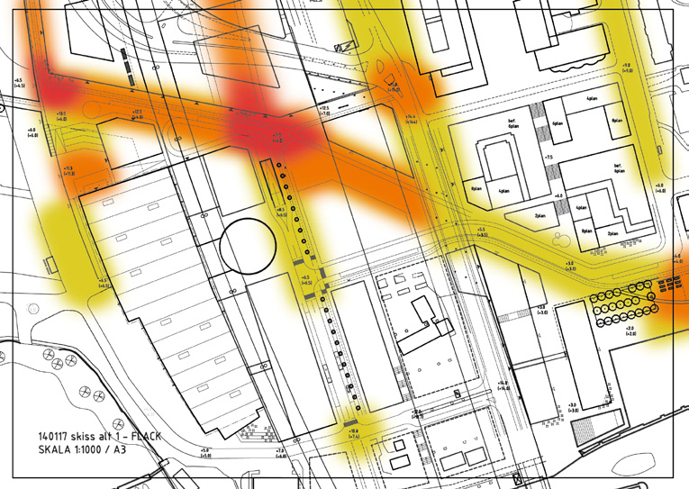 Utredningen består dels av en analys av handelspotentialen i planområdet och dels av en närmare värdering av Diagonalens handelslägen.