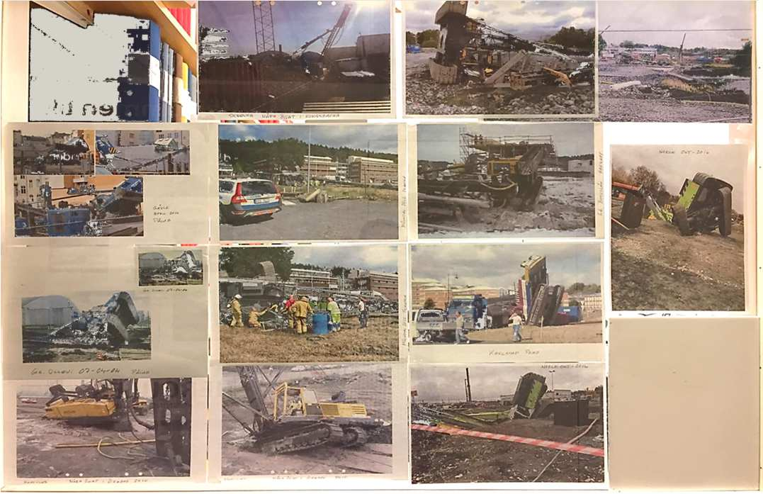 2016-12-16 Tunga maskiner på lös lera 2016-12-07 SGF Diskussionseftermiddag - Bärighet 1 - Exempel på tidigare olyckor.