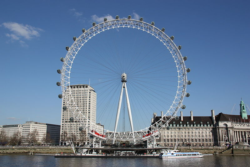Fråga 6: Pariserhjulet London Eye är 394 fot i diameter och ett varv tar 30 minuter.