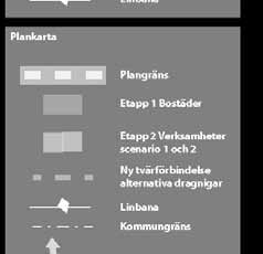 Jeriko - Jonsered, fördjupad översiktsplan 4. Planförslag Övergripande Innehåll Planförslaget omfattar ändrad markanvändning och en ny trafikplats på E20.